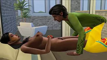 play Indian brother helps his nymphomaniac sister finding her in bed naked after masturbating