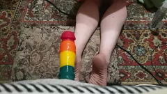 play Sasha Earths intensive Analdildo-Sitzung: Prostatamassage und Arschspiel